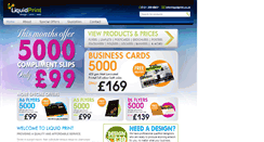 Desktop Screenshot of liquidprint.co.uk