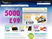 Tablet Screenshot of liquidprint.co.uk